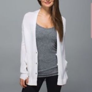Lululemon Cardi in the front sweater